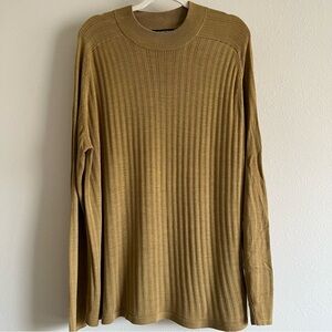 Dockers Slates 70% silk & 20% cotton blend crewneck men’s Sweater in Tan size XL